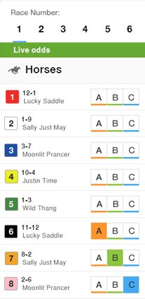 DRF Bets TicketMaker .